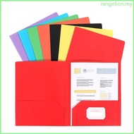 RAN 1 6Pcs Folders with Two Pockets Holds 100 Sheets Two Pocket Document Folder