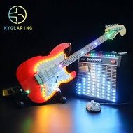 Kyglaring Uniformable LED Light Kit for Lego 21329 Fender Strat Electric Guitar Toy Building Blocks 