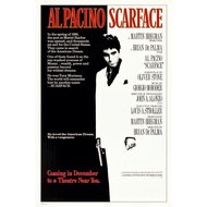 Western Leather Poster scarface Size 11.5 X 16.5 Inches (A3)