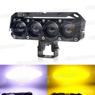 Lampu Sorot Tembak Laser Gun Mini LED D2 Owl Motor Mobil 20Watt 2 Warna Putih Kuning 20W 20 Watt Las