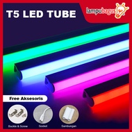 Lampu TL Neon / Lampu T5 LED Integration 30cm 60cm Warna Warni