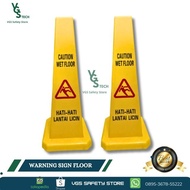 Warning Sign Floor Wet Floor Slippery Cone Floor Warning Sign