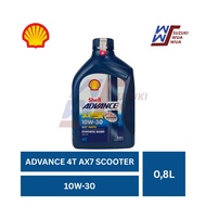 SHELL ADVANCE AX7 SCOOTER OIL 10W-30 0.8L