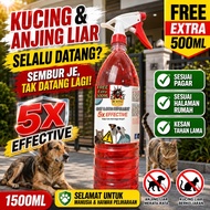 【FREE 500ML】Dog & Cat Repellent (1500ML) Penghalau Halau Kucing Plant Extract Water Base Spray Repel