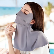 Ohsunny หน้ากากที่หายใจได้ผ้าคลุมหน้าป้องกัน UV UPF2000ป้องกันคอแสงแดดความรู้สึกเย็น