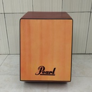 Cajon Sitting - Cajon Pearl - Drumbox Acoustic Musical Instrument - Mahogany Wood Material