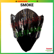 WINDSHIELD (35CM) KAWASAKI ZX6R (2025-2026) -BLACK / SMOKE