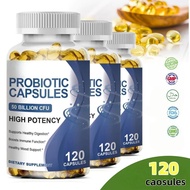 Probiotic Capsules 50 Billion CFU with Prebiotics & Digestive Enzymes Promote Digestive