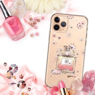 iPhone 11全系列 水晶彩鑽防震雙料手機殼-維也納馨香