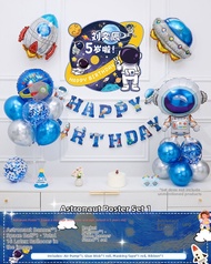 QIANHUAJIAN | Space Theme Birthday Party Decorations Balloons for 6 Year Old Boy