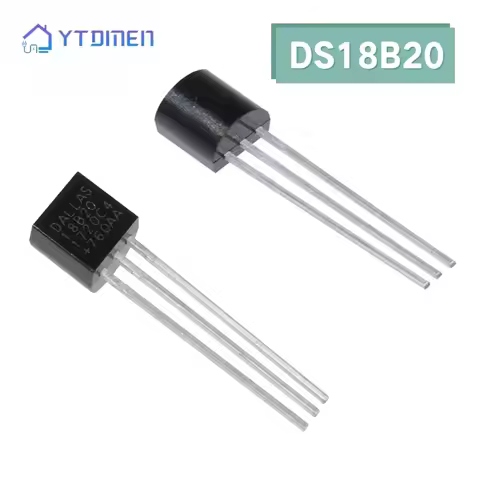 5/10PCS DS18B20 Temperature Sensor DS 18B20 TO-92 Programmable Digital Thermometer Sensors Chip for 