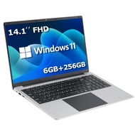 Windows 11 Laptop, 14.1 inch Laptop Computer, 6GB RAM, 256GB SSD Storage, Intel Celeron J4105 Proces