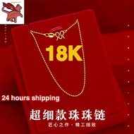 pure 18k saudi gintong kuwintas para sa mga kababaihan gintong orihinal -International na gintong ku