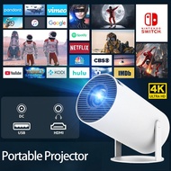 Portable Mini HiFi Speaker Android TV Projector with WiFi and Bluetooth - 1080P FHD 3W Speaker 360°