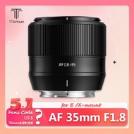 TTArtisan AF 35mm F1.8 Large Aperture  for Camera Photography with Stepper Motor Square Hood Fujifil