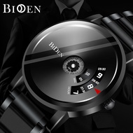 BIDEN jam tangan pria tahan air asli fashion casual jam tangan cowok dewasa ori analog quartz waterp