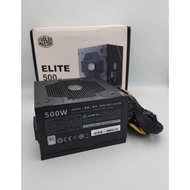 COOLER MASTER Elite 500 V4 500W 80 Plus Black Power Supply Unit *Box Dented*