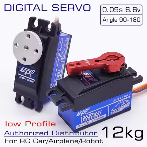 SPT 4412LV -180 12kg Metal Gear Standard Short Body Low Profile Digital Servo RC Car Drift 1:10 1:12