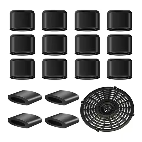Air Fryer Grill Pan Plate Tray Rubber Bumpers Kitchen Tips Silicone Protect Feet R9UD