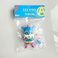 膠品 ELECTRIC TOYS SOFVIPS 蠟筆小新 動感超人 Sofubi