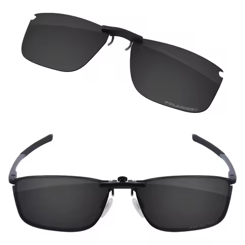 ELuxonsight Polarized Clip-on Sunglasses Clip onto Eyeglasses for Oakley Socket 5.0 OX3217-55 Sungla