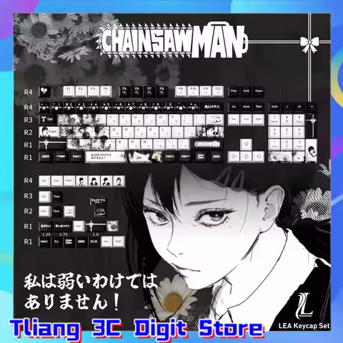 Higashiyama Kobeni theme Japanese anime keycaps 129 keys Cherry Profile mechanical keyboard PBT cust