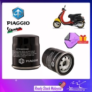 Piaggio Vespa Oil Filter Genuine For 125-300/Vespa Sprint150/Primavera150 / GTS/GTV300 / S125 / Es25