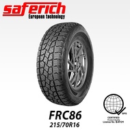 SAFERICH 215/70R16 TIRE/TYRE-100S/T*FRC86 HIGH QUALITY PERFORMANCE TUBELESS TIRE