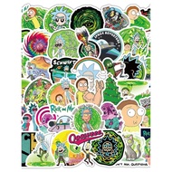 204 Rick and Morty Stickers Cartoon Animation Character Merchandise Water Cup Tablet Desktop Decorat