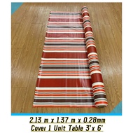 itop Alas Meja 2.13m x 1.37m x 0.28mm Table Cloth Untuk Night Bazaar Pasar Malam