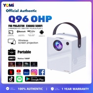 YOMI Q96 OHP Portable Projector 2.4G& 5G Dual WiFi/ Bluetooth function support Video Display