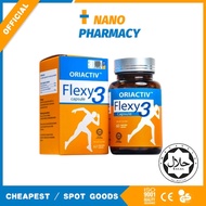 [NANO Pharmacy] OriActiv Flexy3 Joint Pain Supplement 关节王 60 Capsules 保骨专家 补软骨 关节消炎 | Relieve Joint 