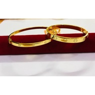 BANGLE CARTIER EMAS 916 100% EMAS TULEN ORIGINAL,BARANG KEMAS 916