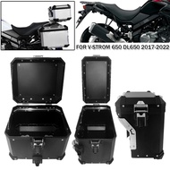 For Suzuki DL650 V-Strom 650 2017-2021 2022 Motorbike Side Box Luggage Panniers Trunk Top Case With 