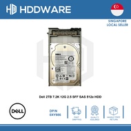 Dell 2TB 7.2K 12G 2.5 SFF SAS 512e HDD // 0XY986 // ST2000NX0273