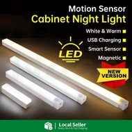 LED Lithium Battery Light Sensor Motion USB Rechargeable USB Lightbar Portable Lamp USB Lampu Magnet