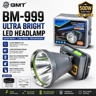 BM-999 Rechargeable LED Headlamp Portable Headlight USB Type-C Adjustable Head Torch Outdoor Camping