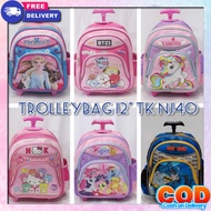 The Newest Trolly Trolley School Bag For Girls 2023 Mini Kids School Bag For Children With Wheels Trolley Bag For Boys 2 Cute Character Bagpack Taa Preschool Backpack Suitcase Import Taa Backpack Trolley Teroli Ank Girls Tad Trolly For Girls C Joy-Travel