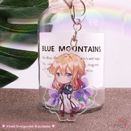 ❀ Violet Evergarden Keychains ❀ Cosplay Figures KeyRing Pendant Gifts