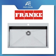FRANKE PZX 610-79 85CM SINGLE BOWL STAINLESS STEEL KITCHEN SINK