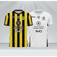 Al Ittihad Home Away Jersey 2025 2026 Full Printing Free Name and Back Number