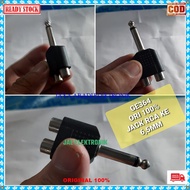 G364 ORI Jack Rca to 6.5mm canon mixer audio splitter connector splitter aux mic mic mic sound conne
