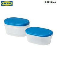 Ikea JAMKA Food Container 1.1L*3pcs