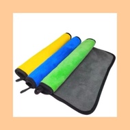TECH99 30cm x 40cm Microfibre Towel Thick Double Sided Multipurpose Towel Car Wash Cleaning Towel Cl