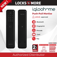 Igloohome Push Pull Mortise - Fingerprint, Card, PIN Airbnb Digital Lock