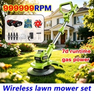 998VF Mesin Rumput Bateri Grass Cutter Cordless Grass Trimmer Lawn Mower Electric Pemotong Rumput 割草