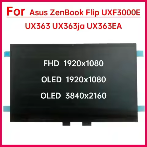 13.3" Laptop LCD Touch Screen For Asus ZenBook Flip UXF3000E UX363 UX363j UX363ja UX363EA Display Di