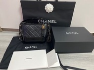 極新 Chanel Classic Gabrielle Small Size Black 香奈兒 經典 流浪包 黑色 購自專門店2022年3月 晶片款