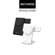 Mazer 3-in-1 Foldable/Desk Magnetic and Qi Wireless Charging Stand