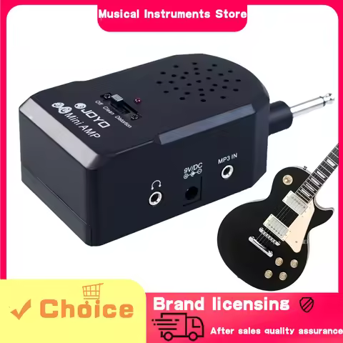 JOYO Guitar Amplifier AMP MP3 Portable Headphone Amp Headphone Mini Guitar Speaker Clean Distortion 